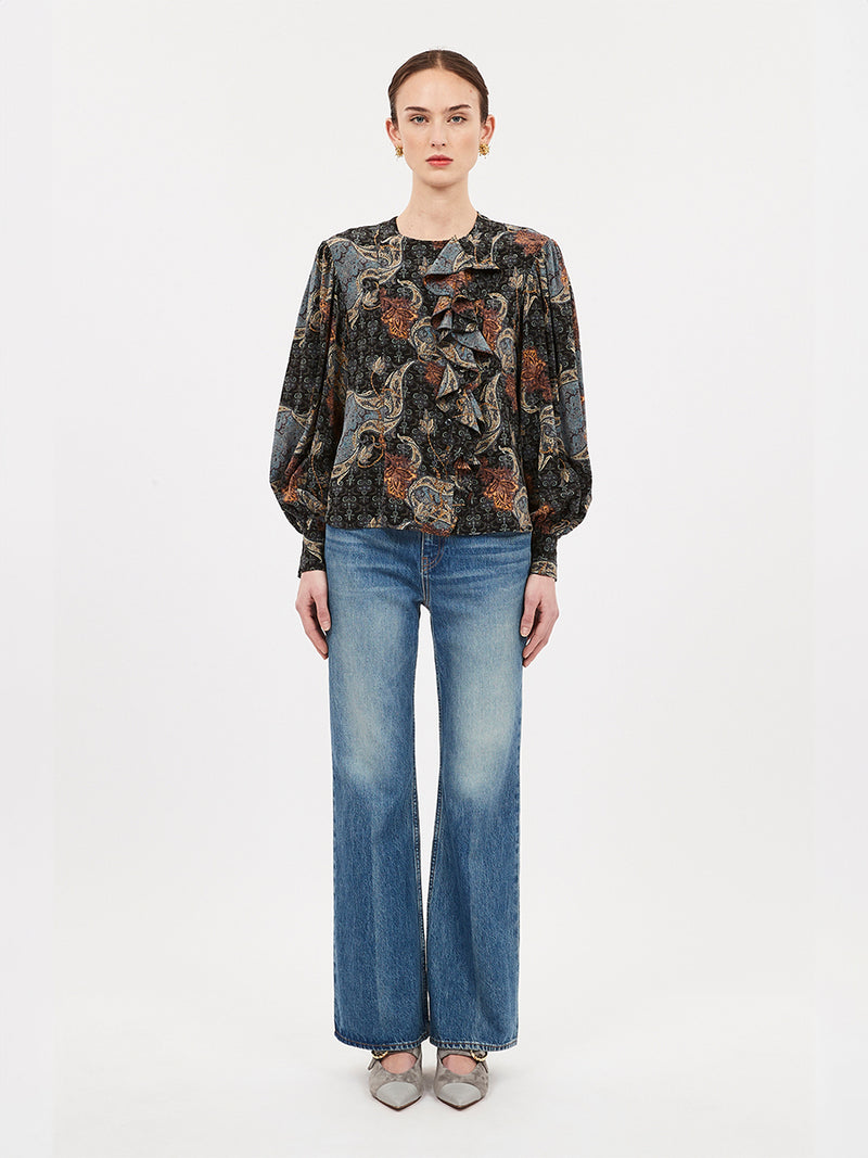 Ulla Johnson | Adelaide Blouse in Azure