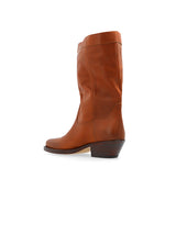 ISABEL MARANT | Ademe Biker Boot in Havana