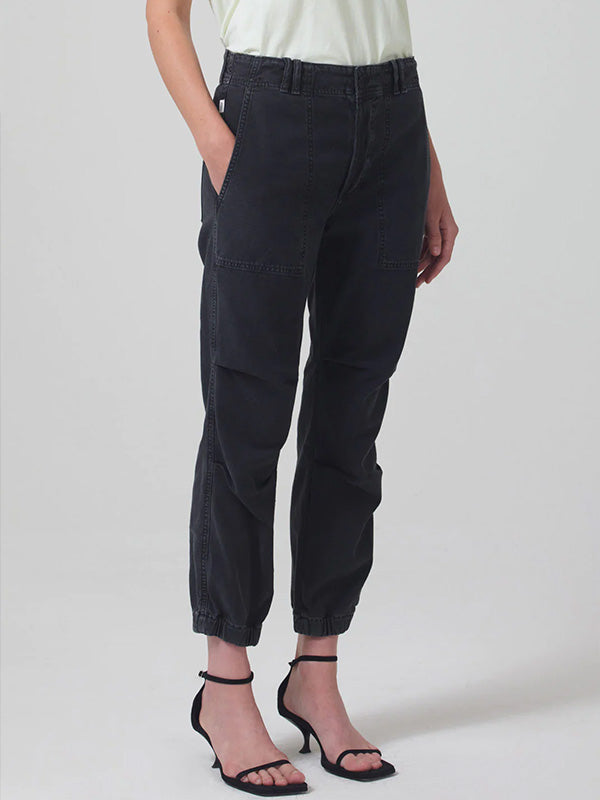 Citizens of Humanity Agni Utility Trouser in Washed Black