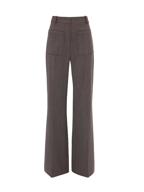 Alina Trouser in Tobacco Mahogany – Adam Heath