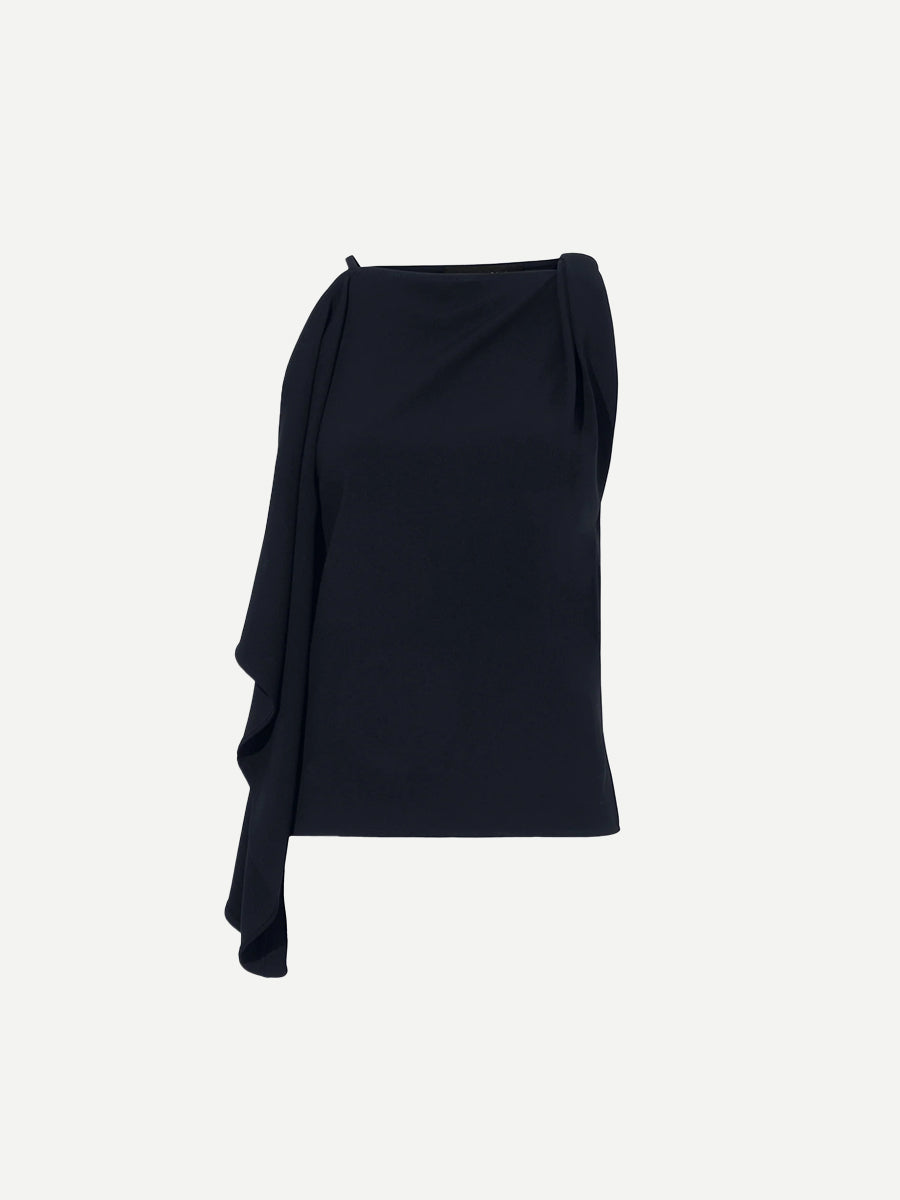 Proenza Schouler | Alyssa Crepe Top in Black