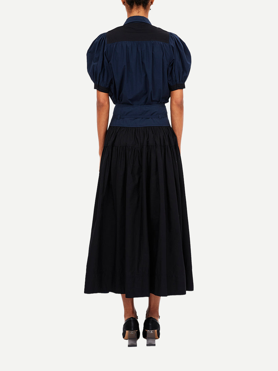 Ulla Johnson | Angeline Skirt in Twilight Colorblock