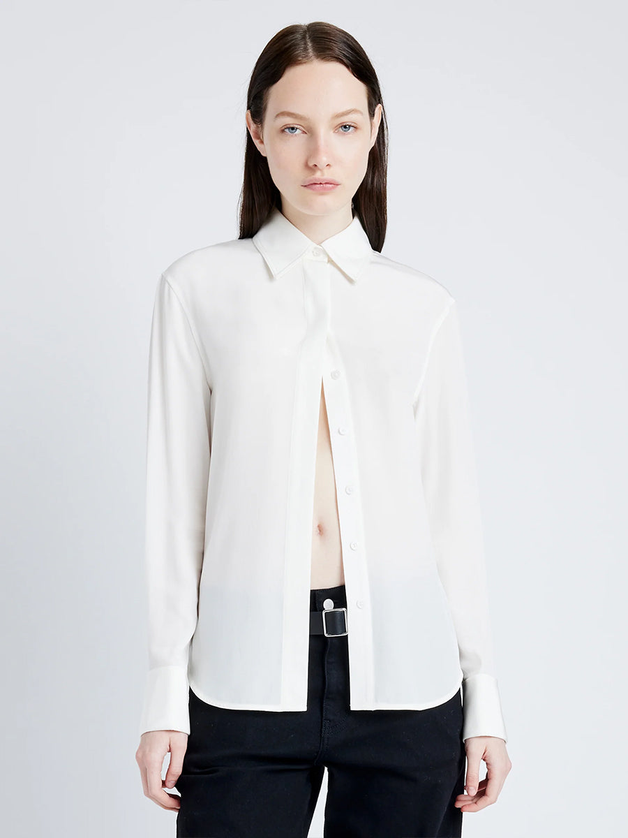 Proenza Schouler | Arabella Silk Top in White