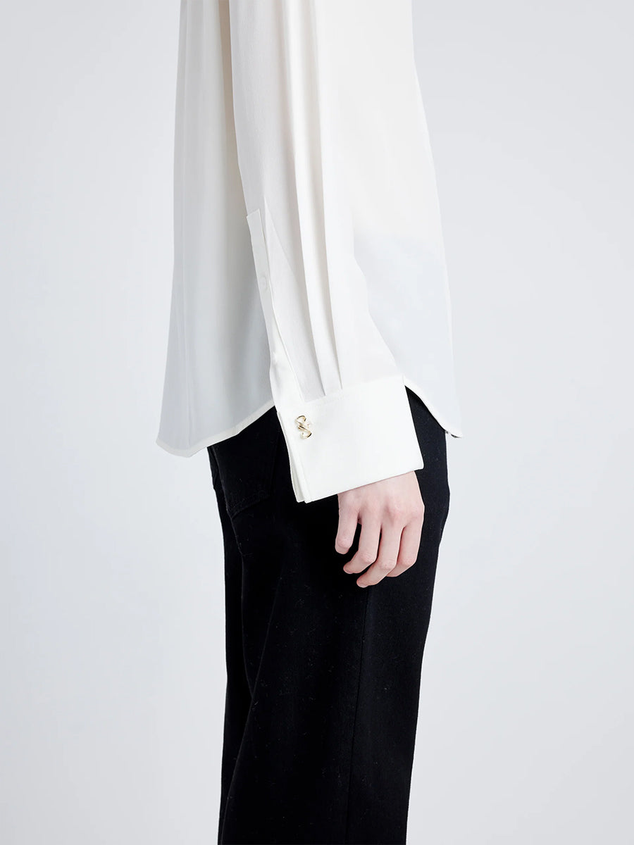 Proenza Schouler | Arabella Silk Top in White