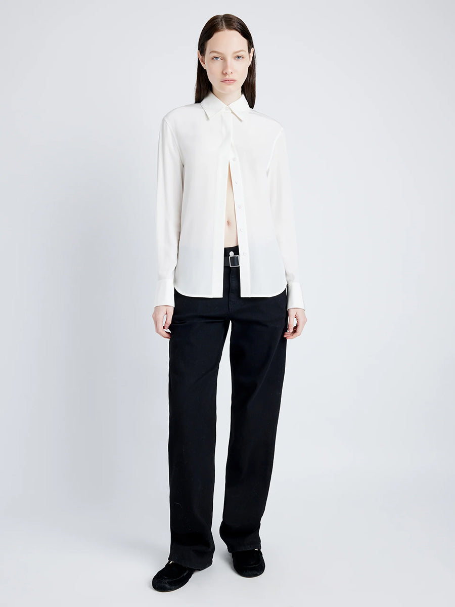 Proenza Schouler | Arabella Silk Top in White