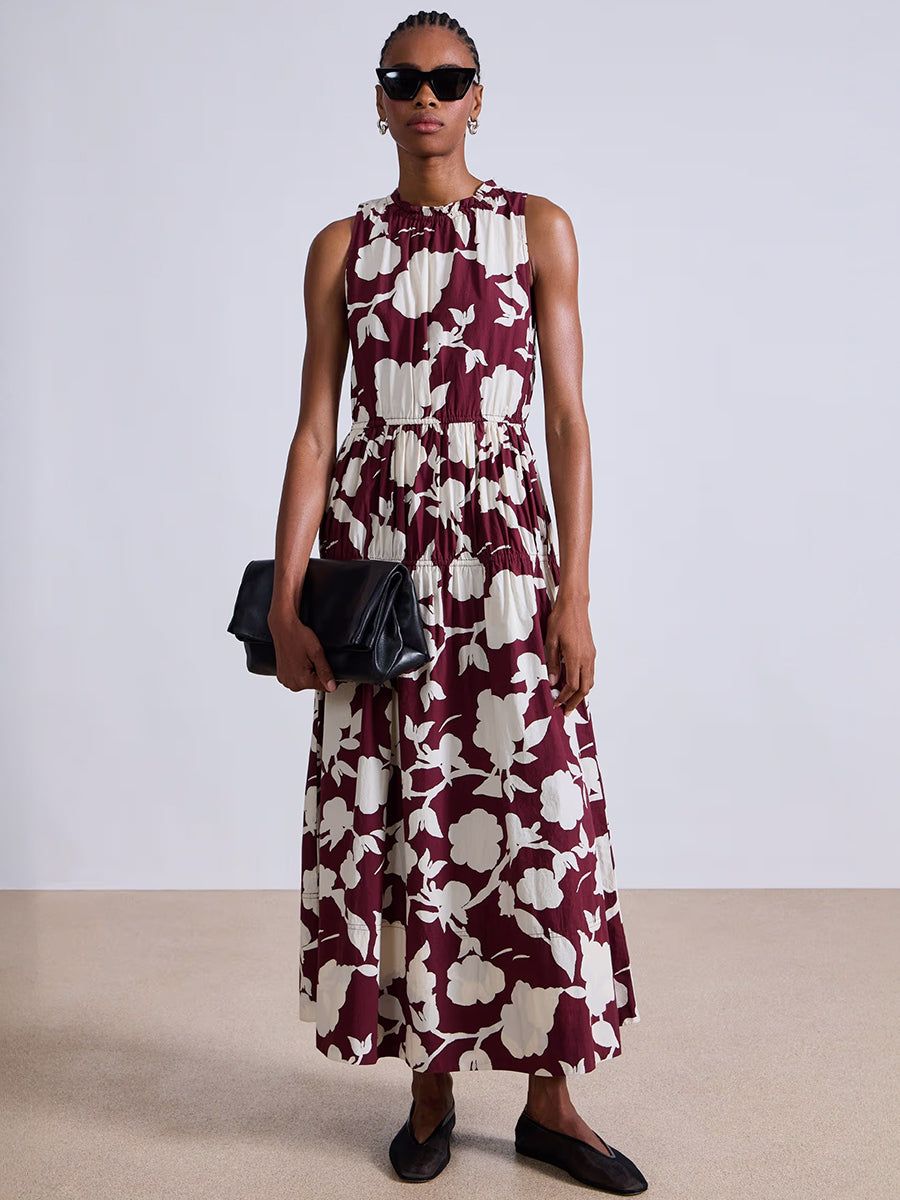 Apiece Apart | Arte Tank Dress in Paz Floral Fig