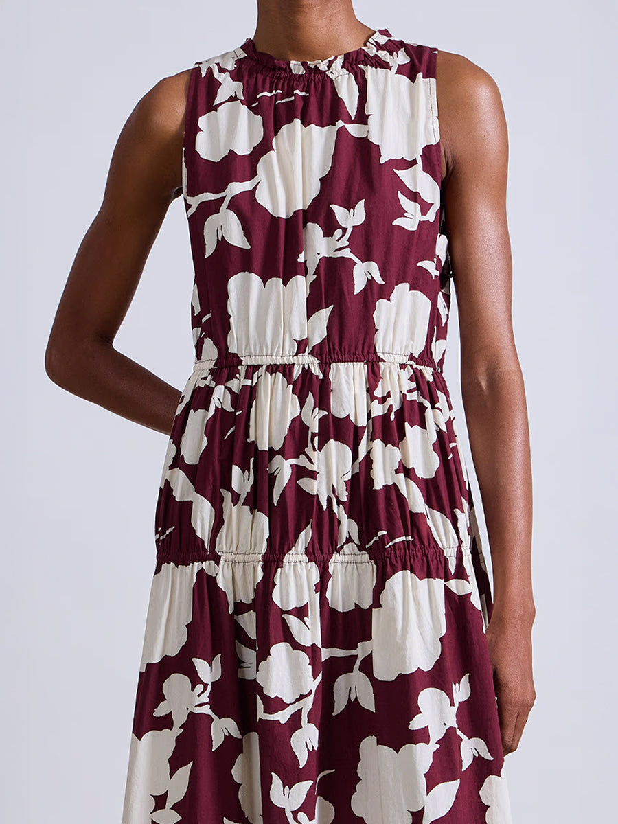 Apiece Apart | Arte Tank Dress in Paz Floral Fig