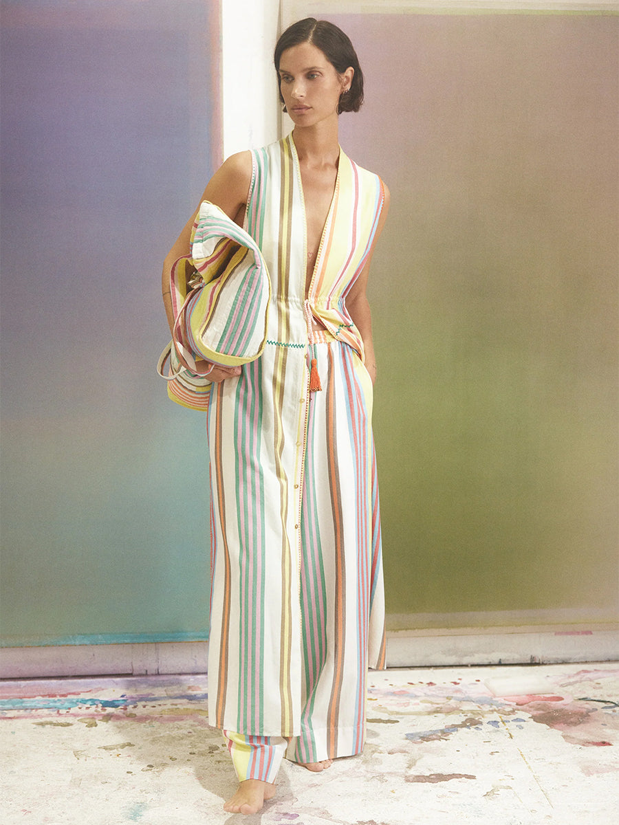 Ilio Nema | Babylon Dress in Heraklion Stripe