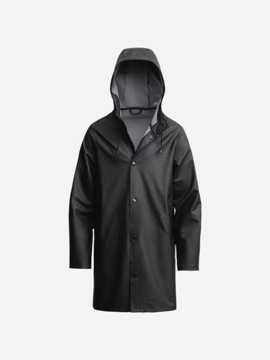 Stutterheim | Black Lightweight Stockholm Raincoat