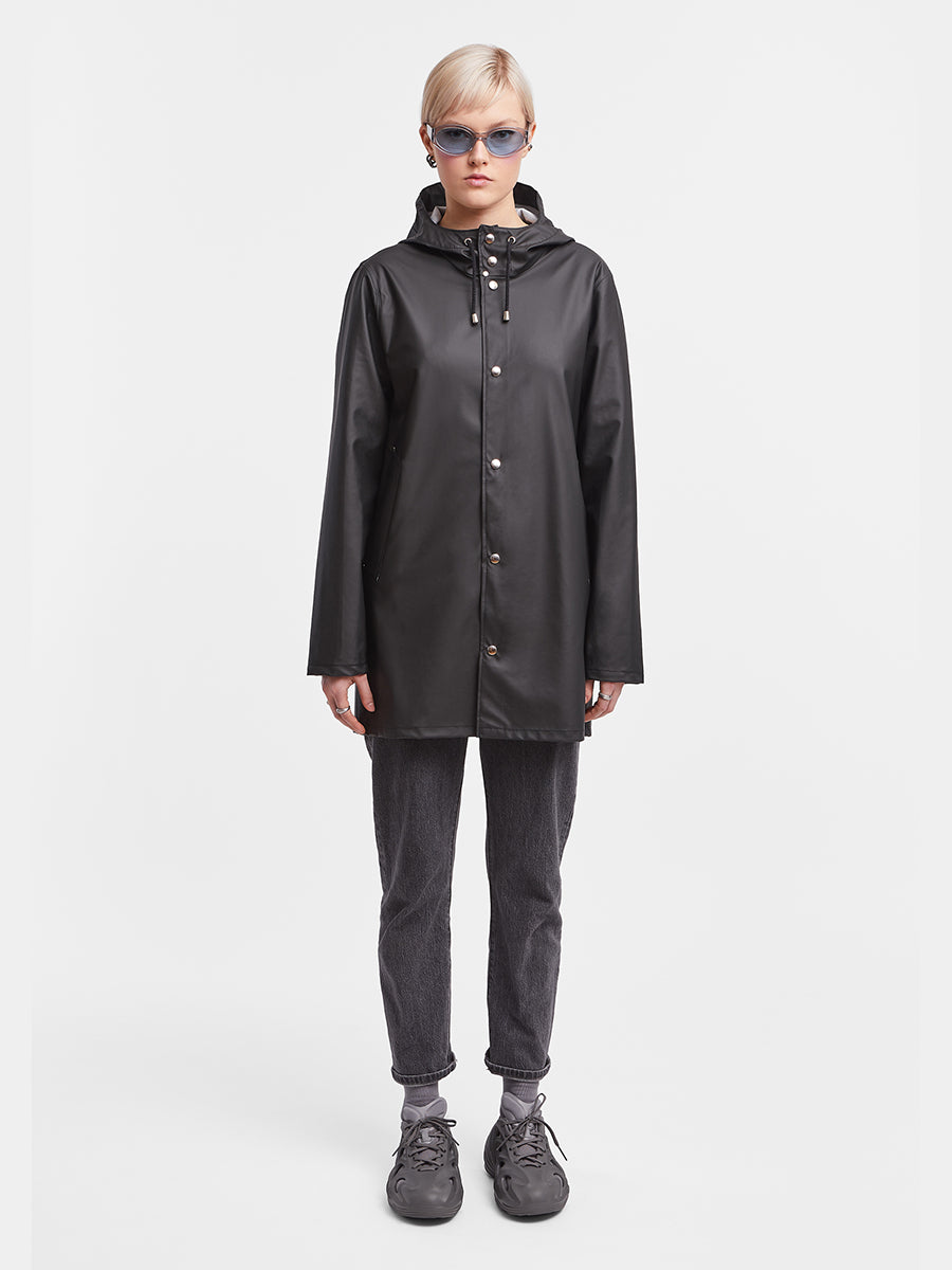 Stutterheim | Black Lightweight Stockholm Raincoat