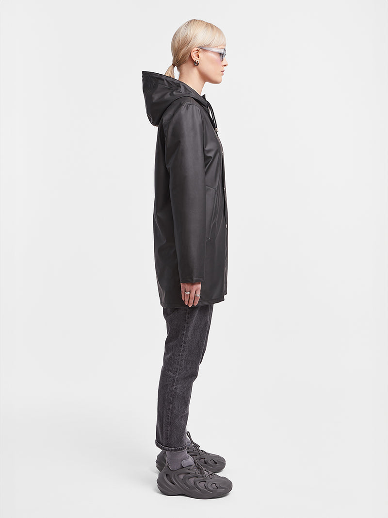 Stutterheim | Black Lightweight Stockholm Raincoat