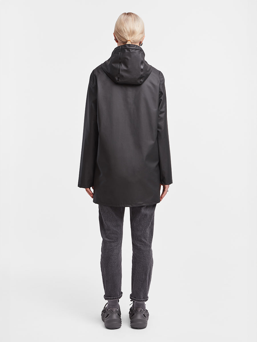 Stutterheim | Black Lightweight Stockholm Raincoat