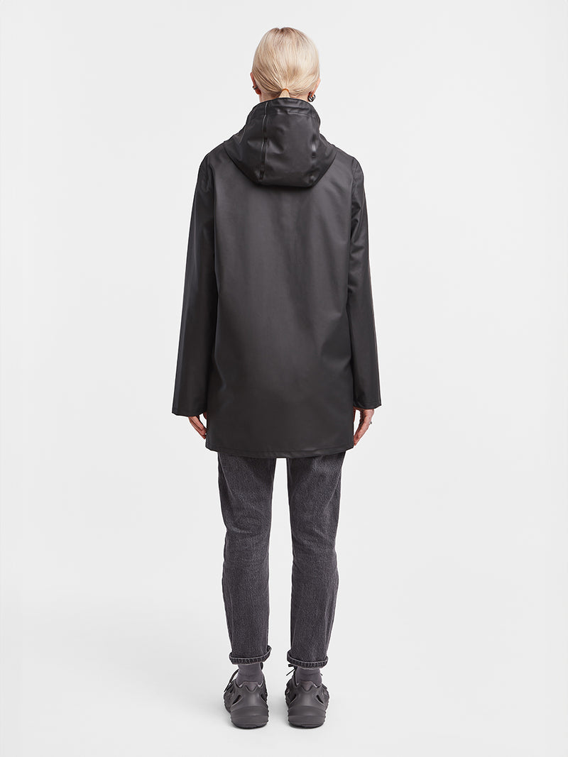 Stutterheim | Black Lightweight Stockholm Raincoat