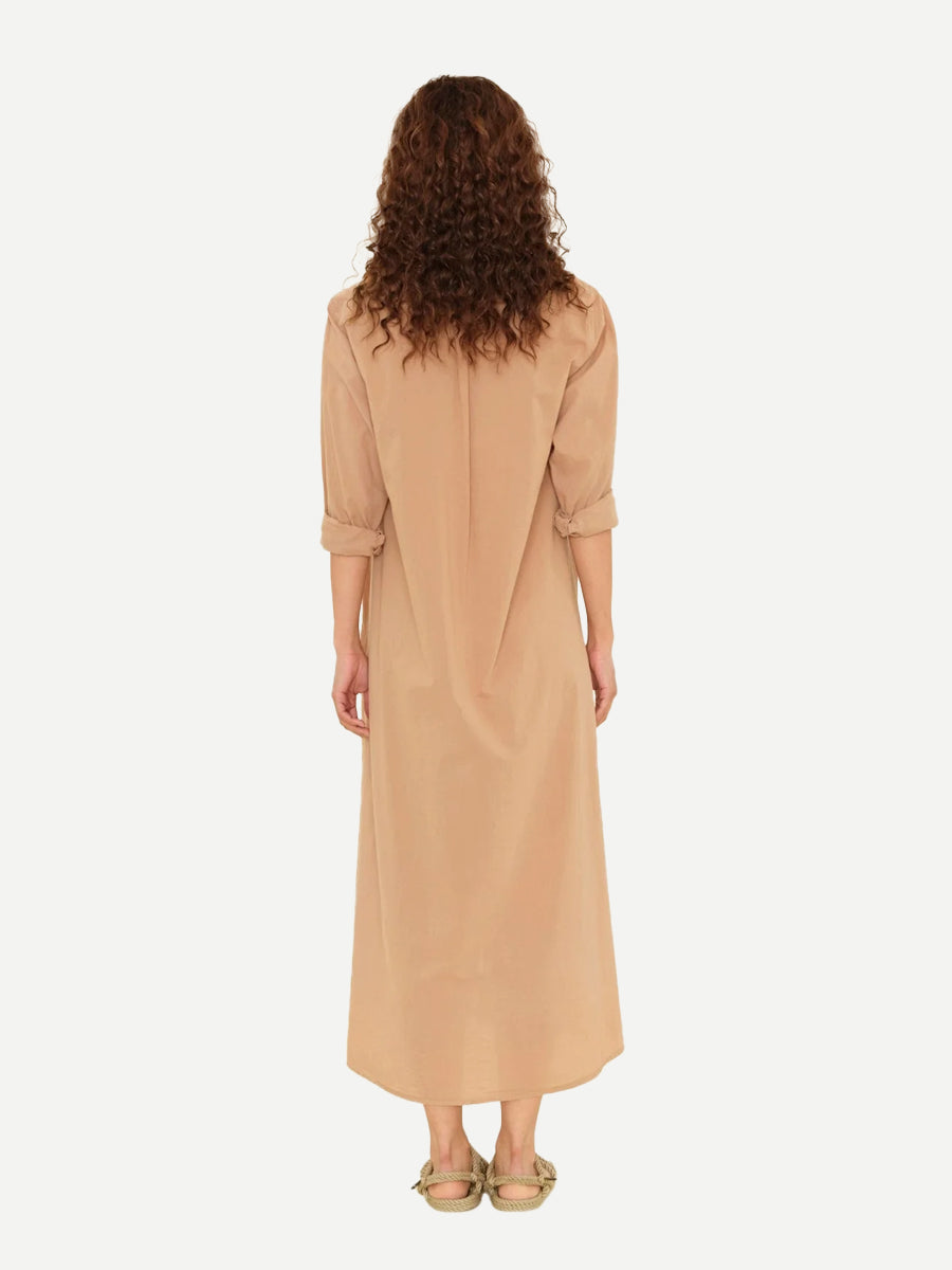 Boden Dress in Hazelnut