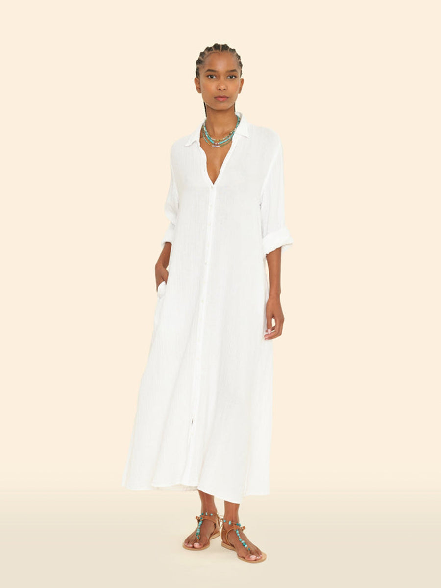 Xirena | Boden Dress in White Gauze