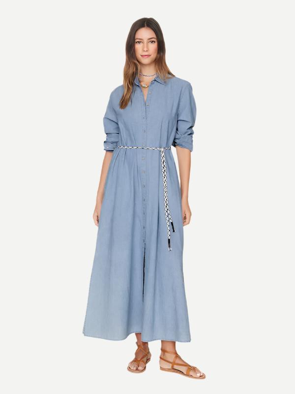 Xirena | Bowen Dress in Dusty Blue