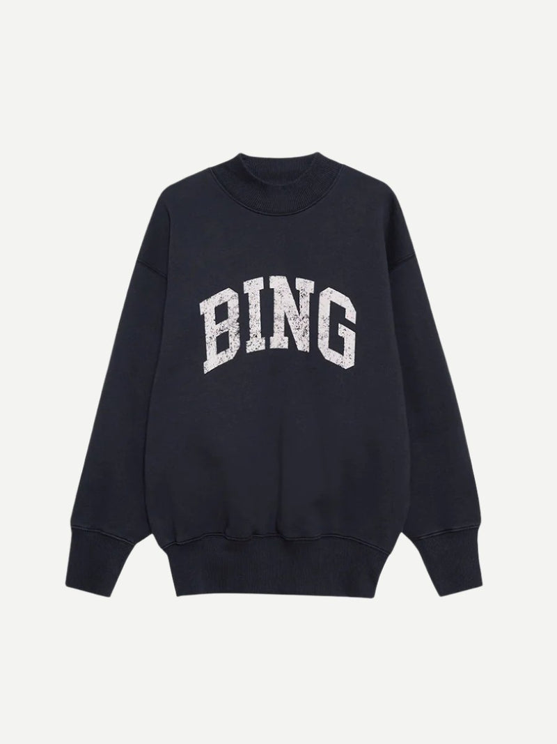 Anine Bing | Bradie Sweatshirt Bing in Navy