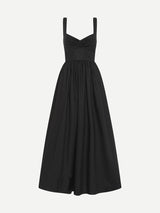 Matteau | Bralette Midi Dress in Black