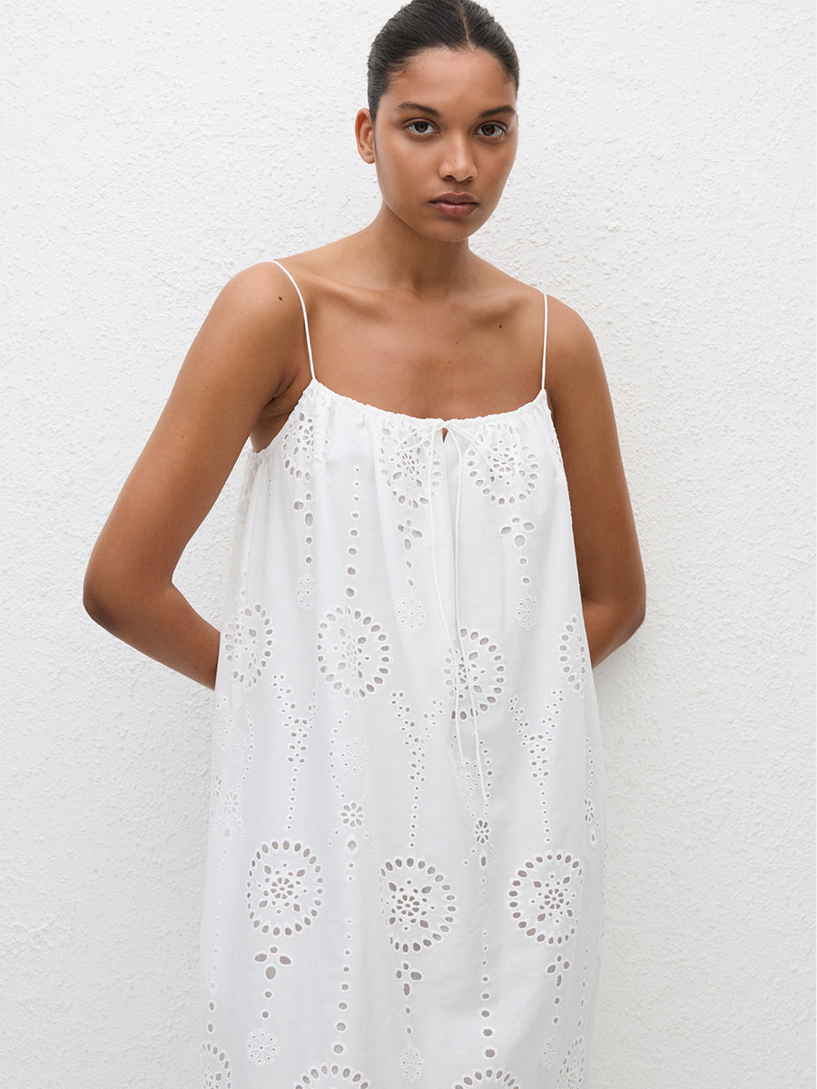 Matteau | Broderie Cami Midi Dress