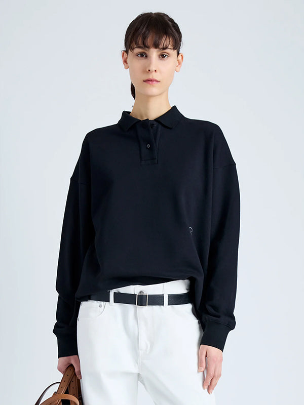 Proenza Schouler | Brooks Polo in Black