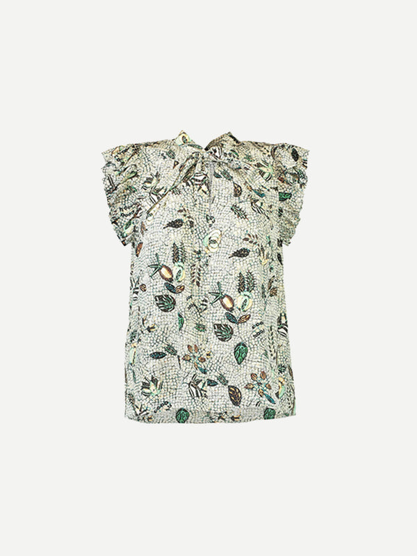 Callie Top in Botanical Mist