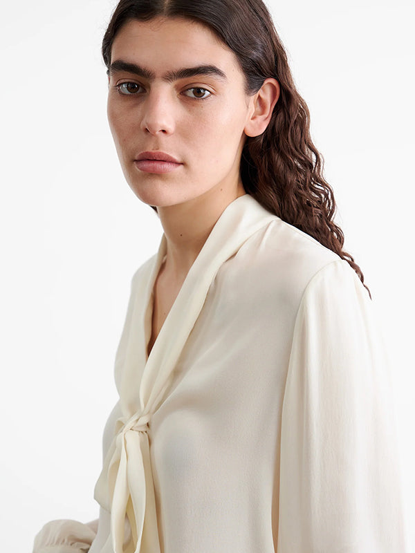 Nili Lotan | Carina Top in Ivory