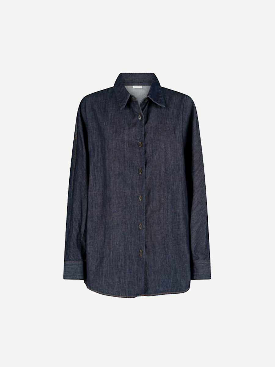 Dries Van Noten | Casio Denim Shirt in Indigo