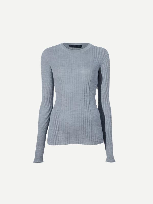 Proenza Schouler | Cassidy Sweater in Light Grey Melange