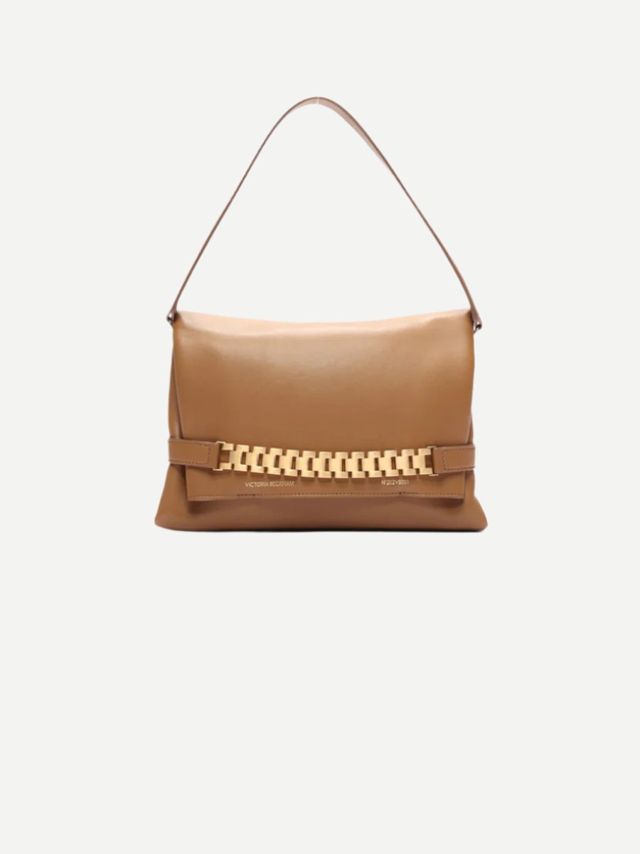 Victoria Beckham | Chain Pouch Bag in Tobacco