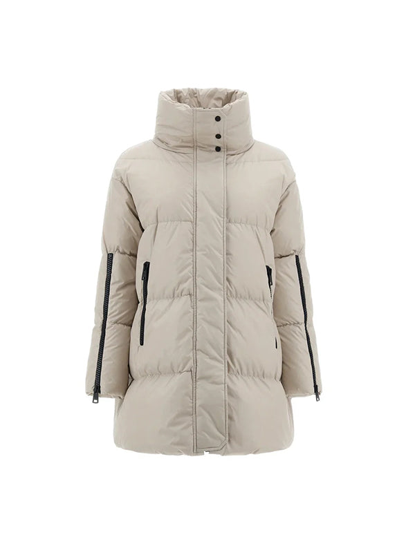 Herno | Chamonix A-Shape Down Jacket in Chantilly