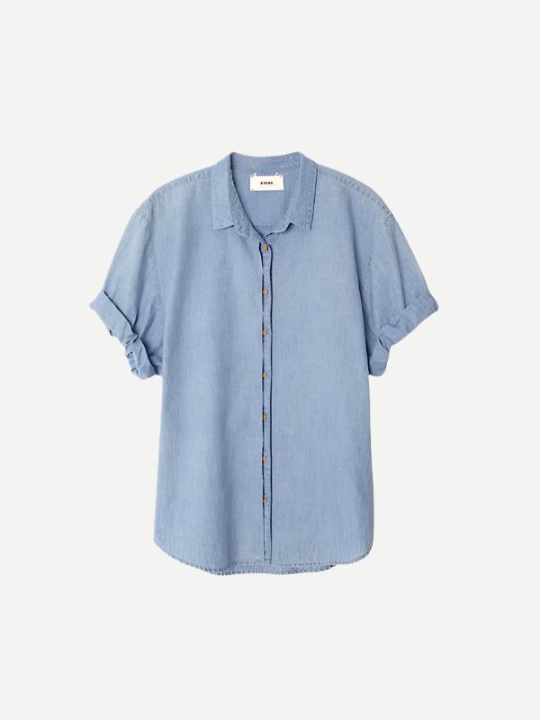 Xirena | Channing Shirt in Dusty Blue