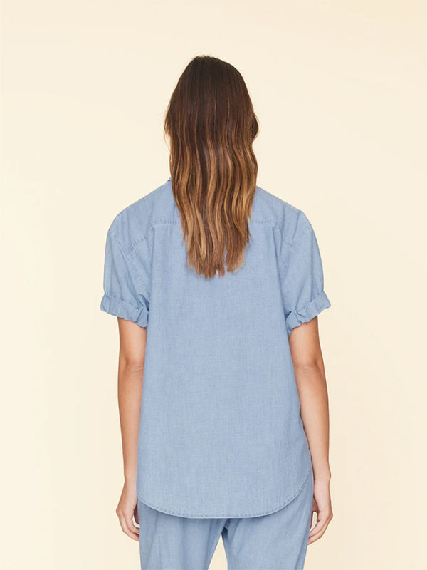 Xirena | Channing Shirt in Dusty Blue