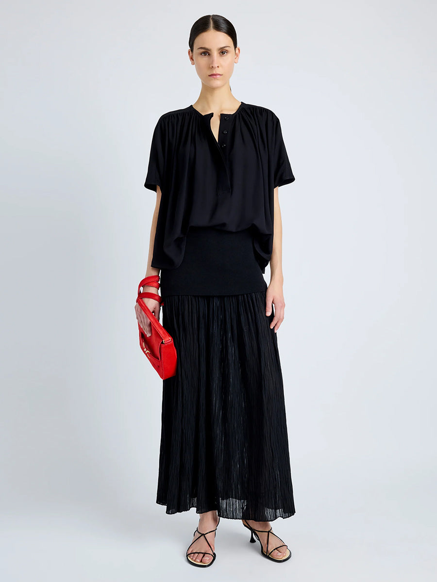 Proenza Schouler | Claire Georgette Top in Black