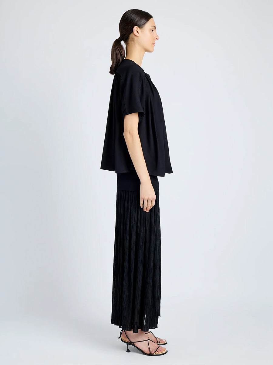 Proenza Schouler | Claire Georgette Top in Black