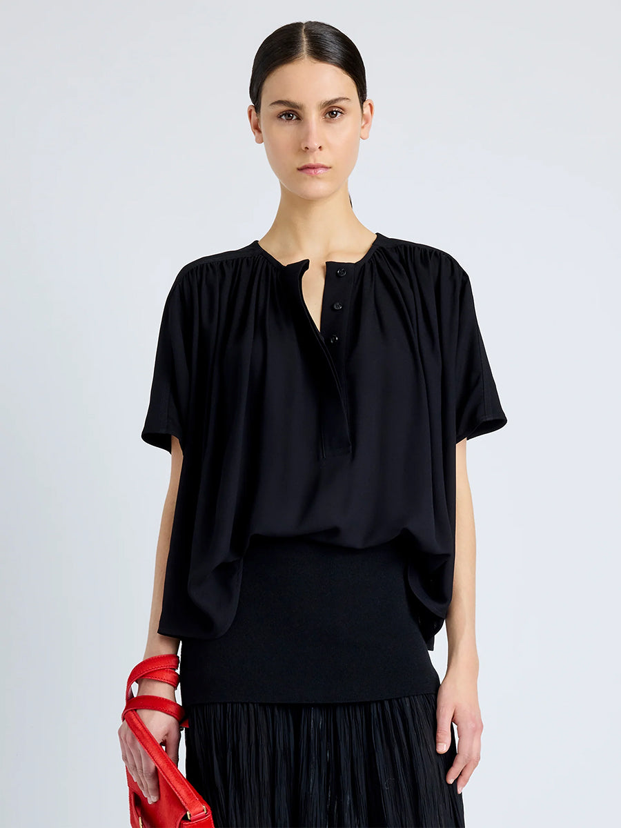 Proenza Schouler | Claire Georgette Top in Black