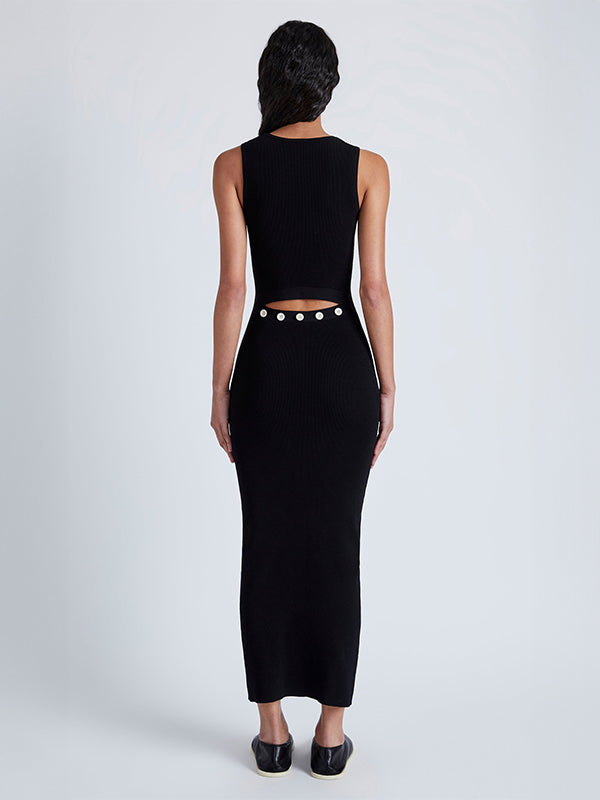 PROENZA SCHOULER WHITE LABEL | Cole Knit Dress in Black