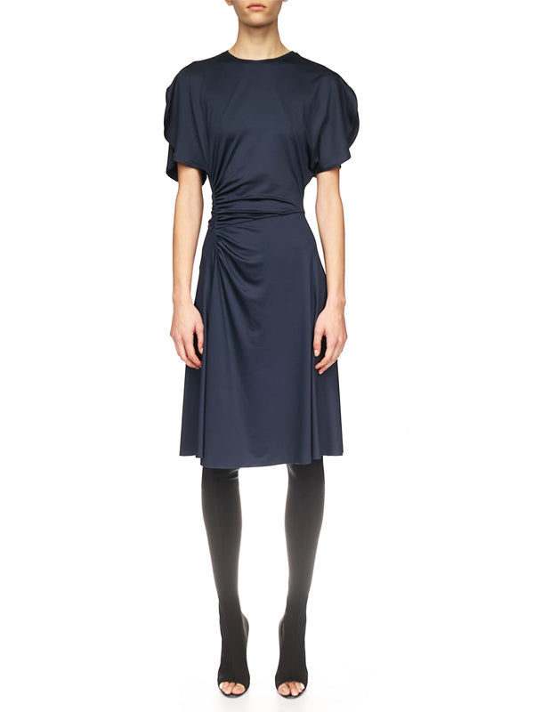 VICTORIA BECKHAM | Crew Neck Dress in Midnight