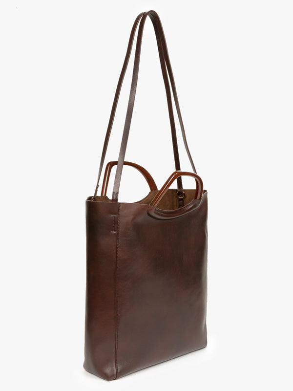 Dries Van Noten Crisp Shopper Bag in Wine