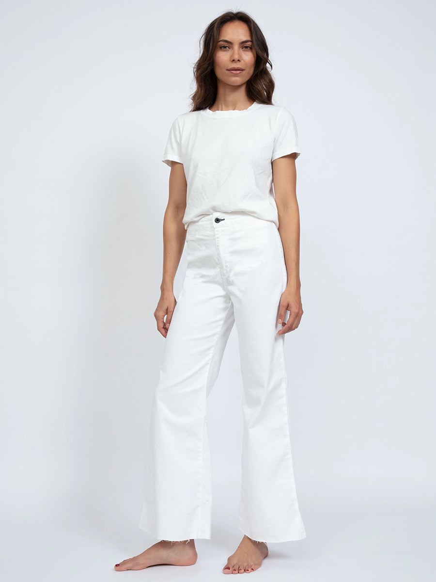 Askk NY | Crop Brighton in Ivory