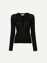 Ulla Johnson | Delia Top in Noir