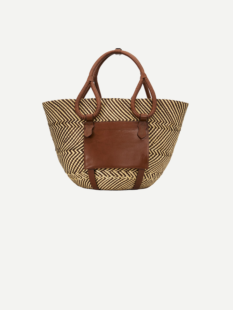 Johanna Ortiz | Destination Seaside Tote Bag in Wood and Sand