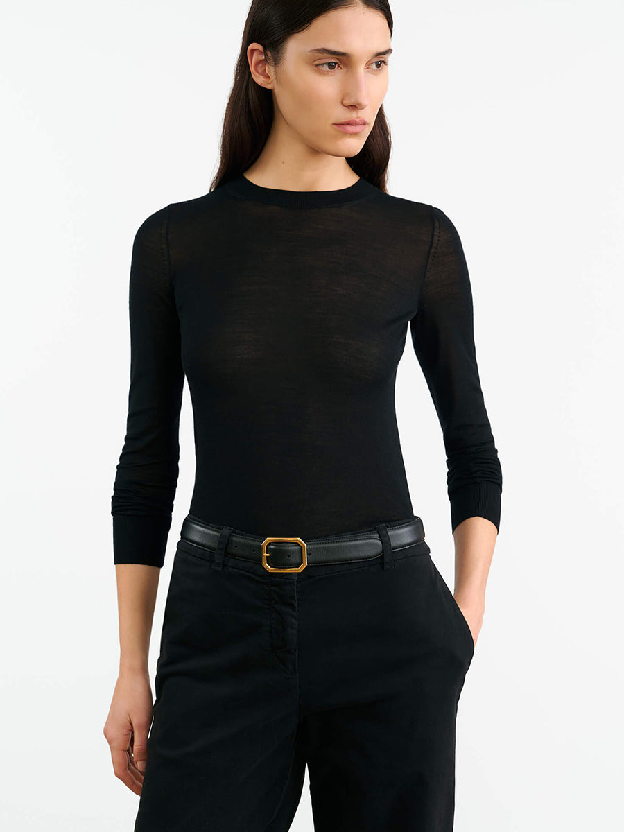 Nili Lotan | Dixon Sweater in Black