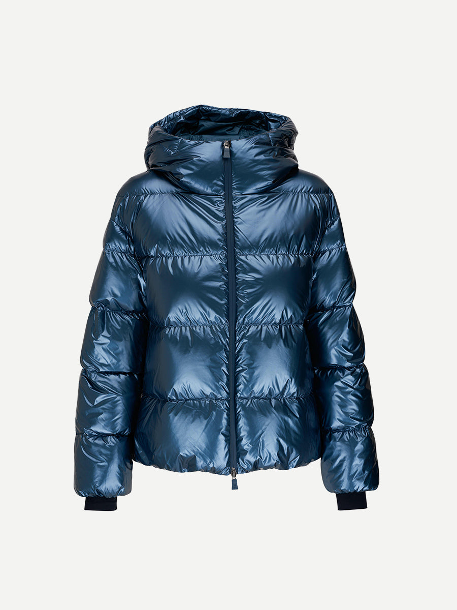 Down Jacket in Indian Blu