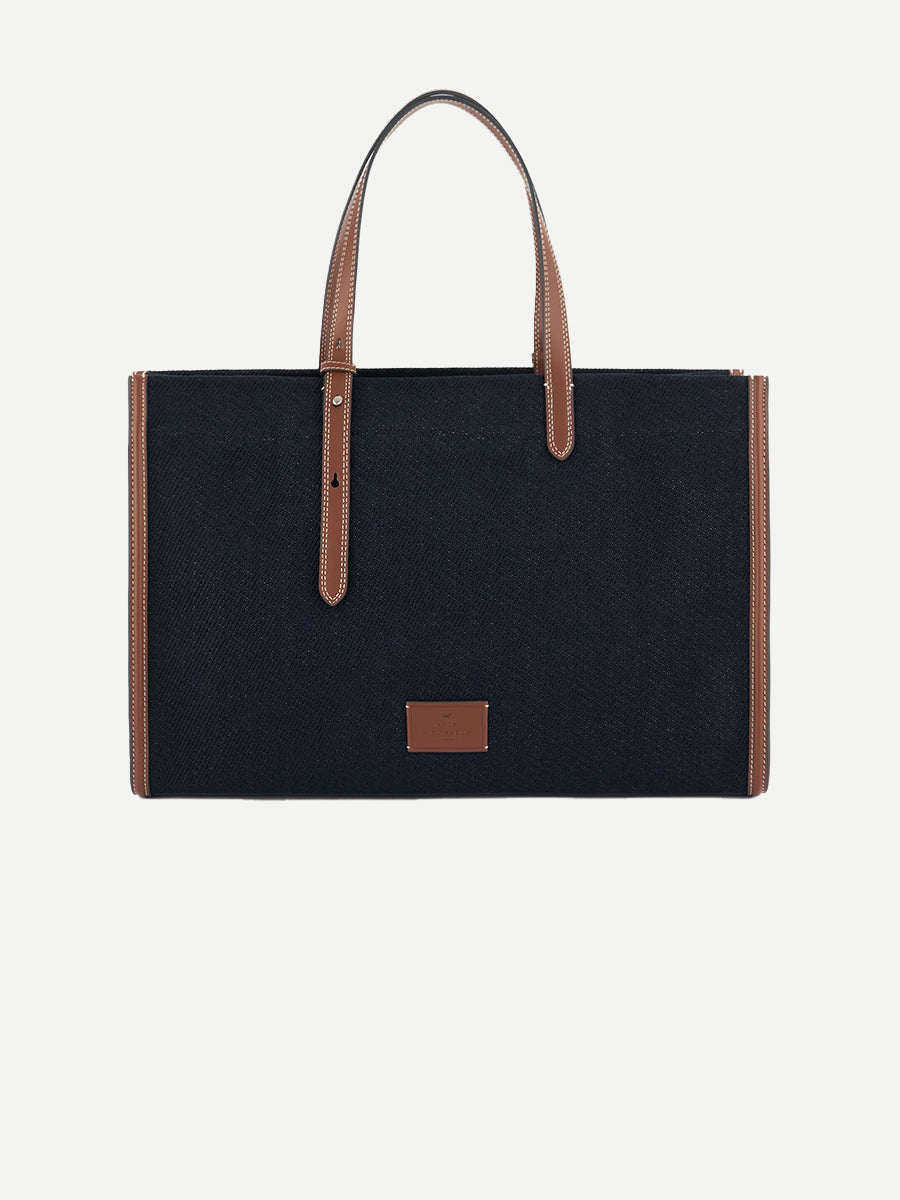 Anya Hindmarch | E/W Tote in Navy Drill