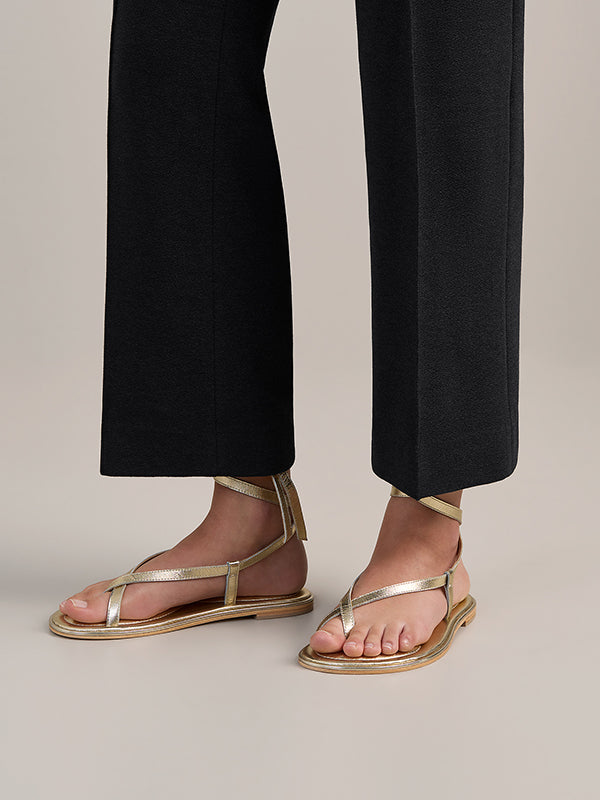 Elliot Sandal in Gold