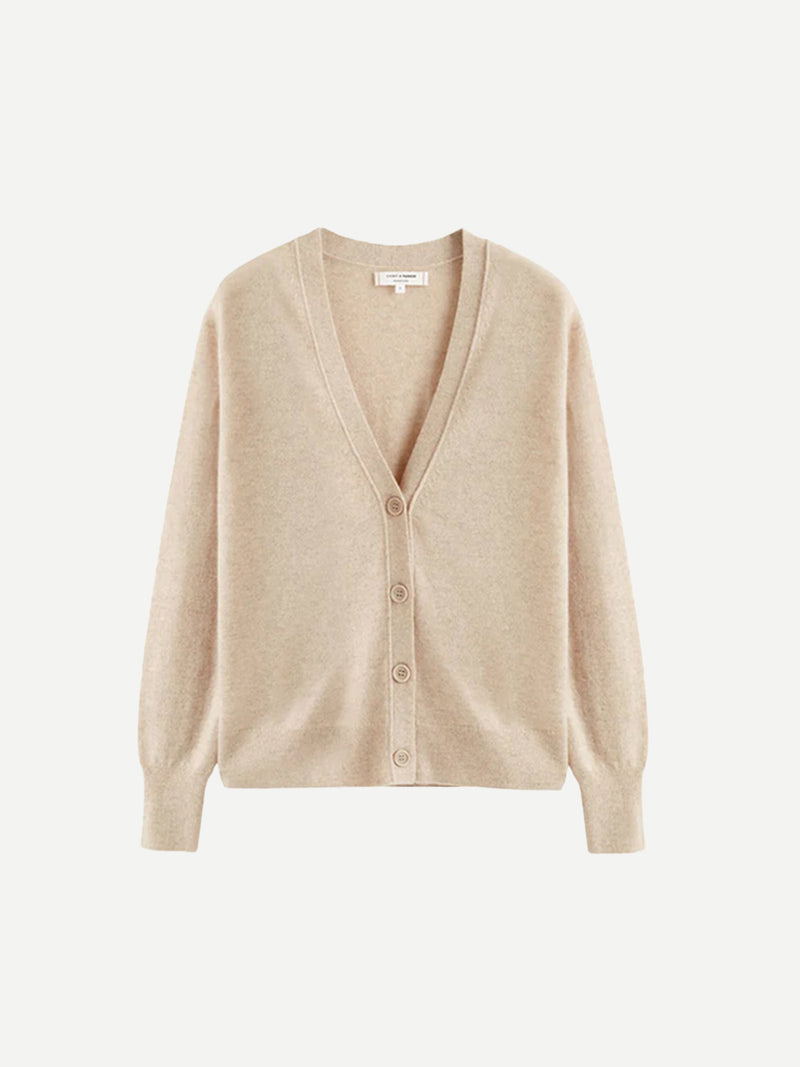 Essentials Cardigan in Oatmeal