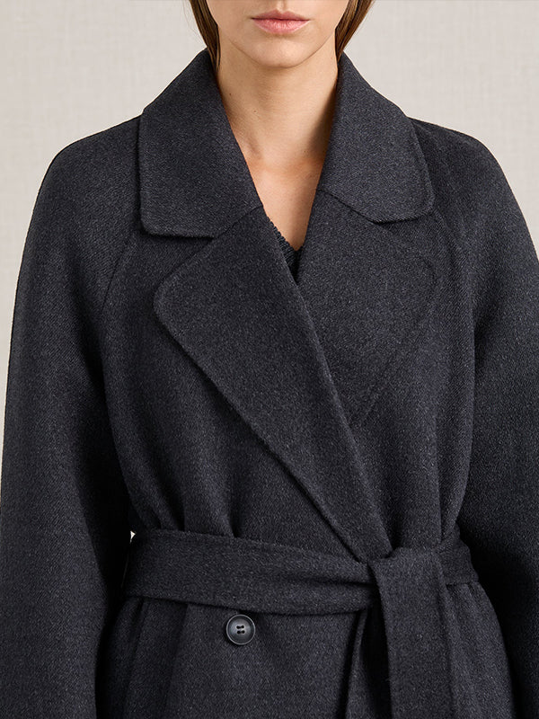 A.Emery | Evans Coat in Charcoal Melange