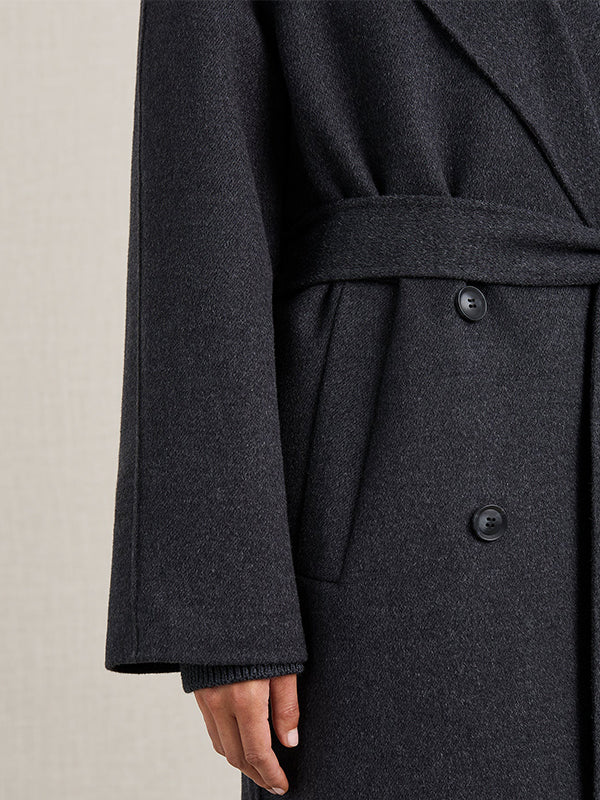 A.Emery | Evans Coat in Charcoal Melange