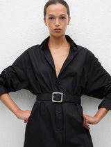 Matteau | Everyday Shirt Dress in Black