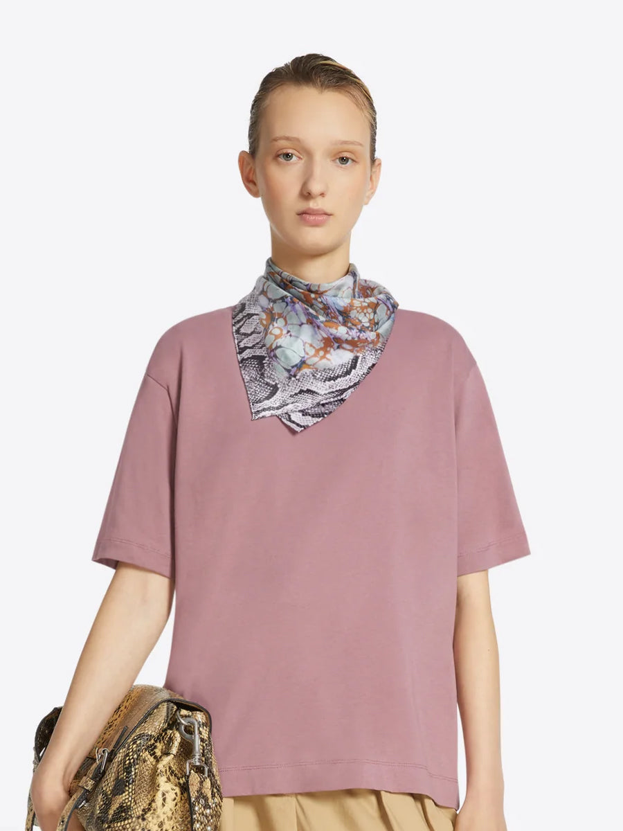 Dries Van Noten | Fallyn Scarf in Marble Lilac